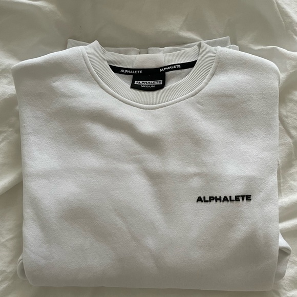 Alphalete Oversize Crewneck White - Picture 1 of 1